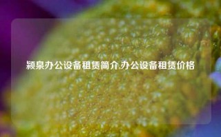 颍泉办公设备租赁简介,办公设备租赁价格