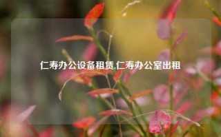 仁寿办公设备租赁,仁寿办公室出租