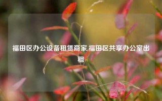 福田区办公设备租赁商家,福田区共享办公室出租