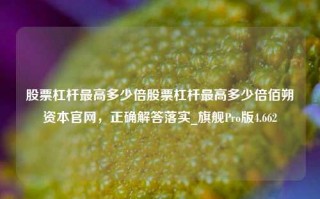 股票杠杆最高多少倍股票杠杆最高多少倍佰朔资本官网，正确解答落实_旗舰Pro版4.662