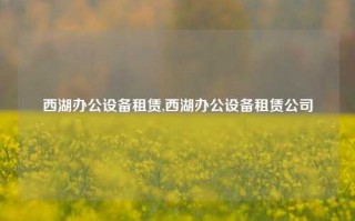 西湖办公设备租赁,西湖办公设备租赁公司