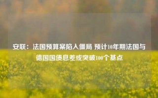 安联：法国预算案陷入僵局 预计10年期法国与德国国债息差或突破100个基点