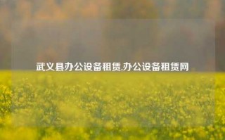 武义县办公设备租赁,办公设备租赁网