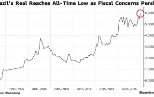 支出削减计划令市场失望 巴西雷亚尔跌至历史最低点