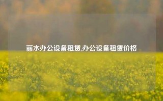 丽水办公设备租赁,办公设备租赁价格