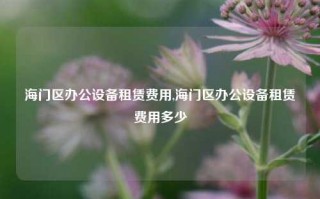 海门区办公设备租赁费用,海门区办公设备租赁费用多少