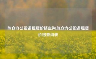 陈仓办公设备租赁价格查询,陈仓办公设备租赁价格查询表