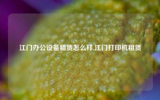 江门办公设备租赁怎么样,江门打印机租赁