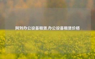 阿刘办公设备租赁,办公设备租赁价格