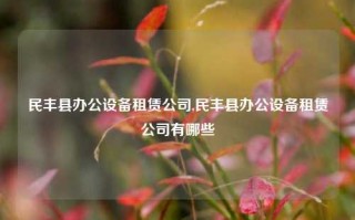 民丰县办公设备租赁公司,民丰县办公设备租赁公司有哪些