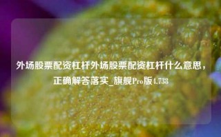 外场股票配资杠杆外场股票配资杠杆什么意思，正确解答落实_旗舰Pro版4.738