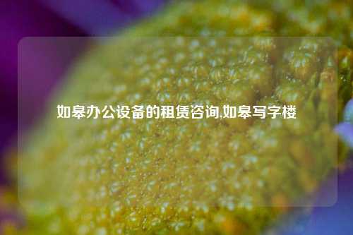 如皋办公设备的租赁咨询,如皋写字楼-第1张图片-合肥慧帆商贸有限公司