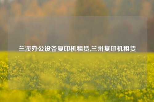 兰溪办公设备复印机租赁,兰州复印机租赁-第1张图片-合肥慧帆商贸有限公司