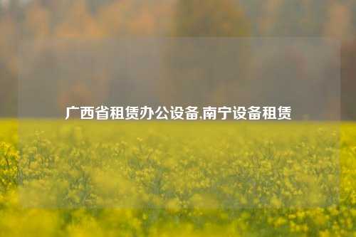 广西省租赁办公设备,南宁设备租赁-第1张图片-合肥慧帆商贸有限公司