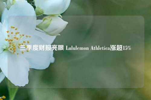 三季度财报亮眼 Lululemon Athletica涨超15%-第1张图片-合肥慧帆商贸有限公司